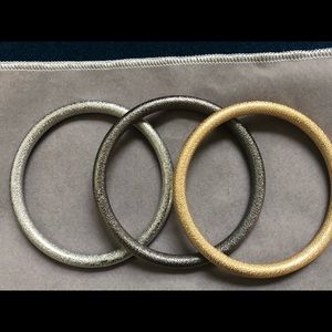 Lia Sophia triple set of bracelets.